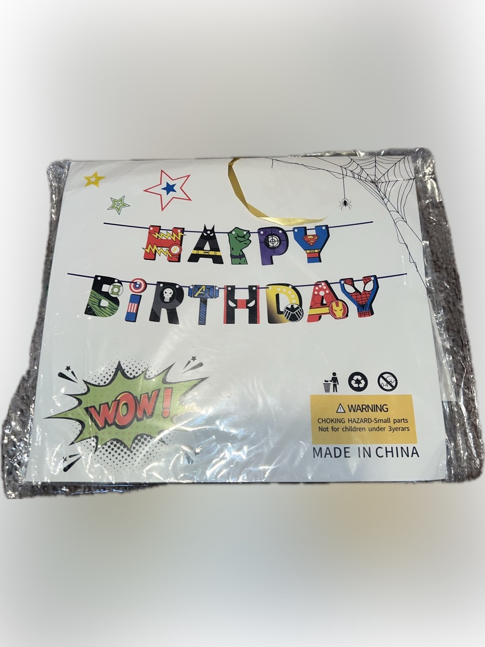 💥 New Spidey & His Friends Birthday Banner Ribbon, Balloons, Cupcake Toppers